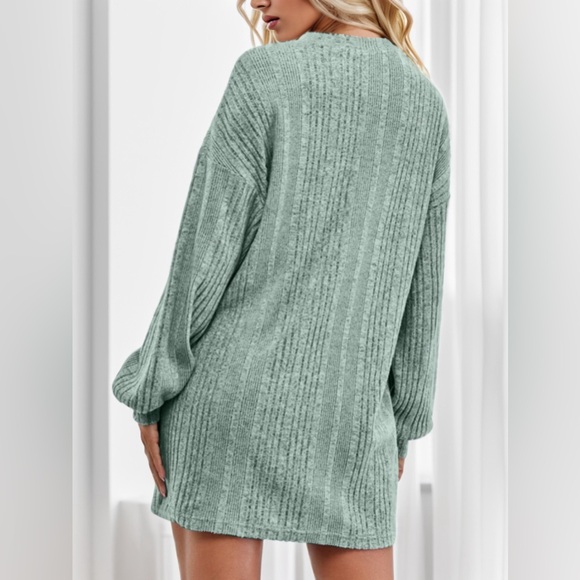 Chilly Comfort Mini Sweater Dress - Picture 3 of 3